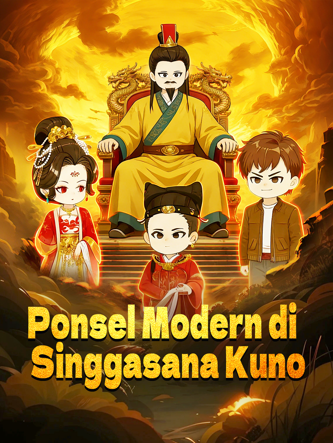 Ponsel Modern di Singgasana Kuno