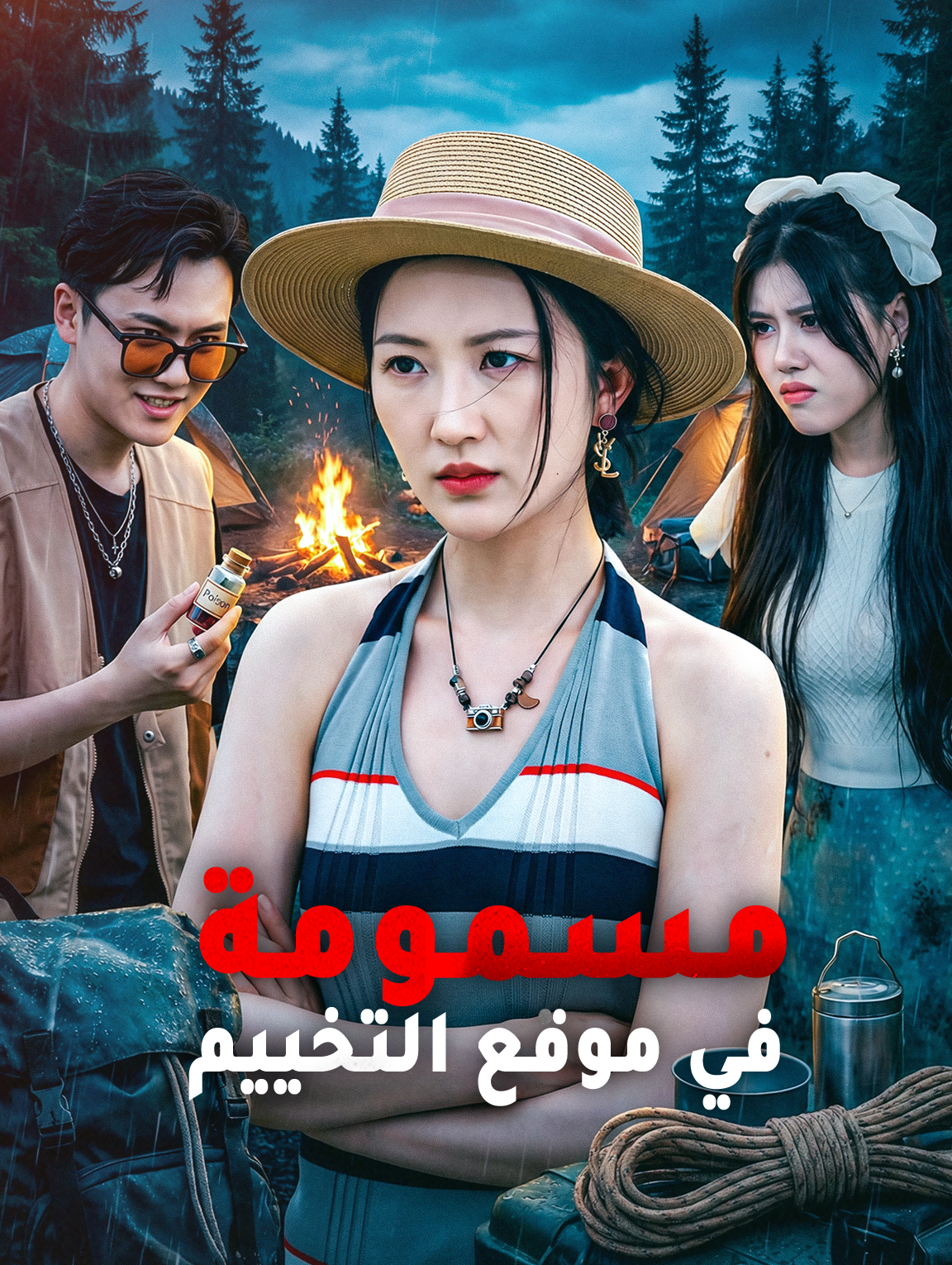 مسمومة في موقع التخييم