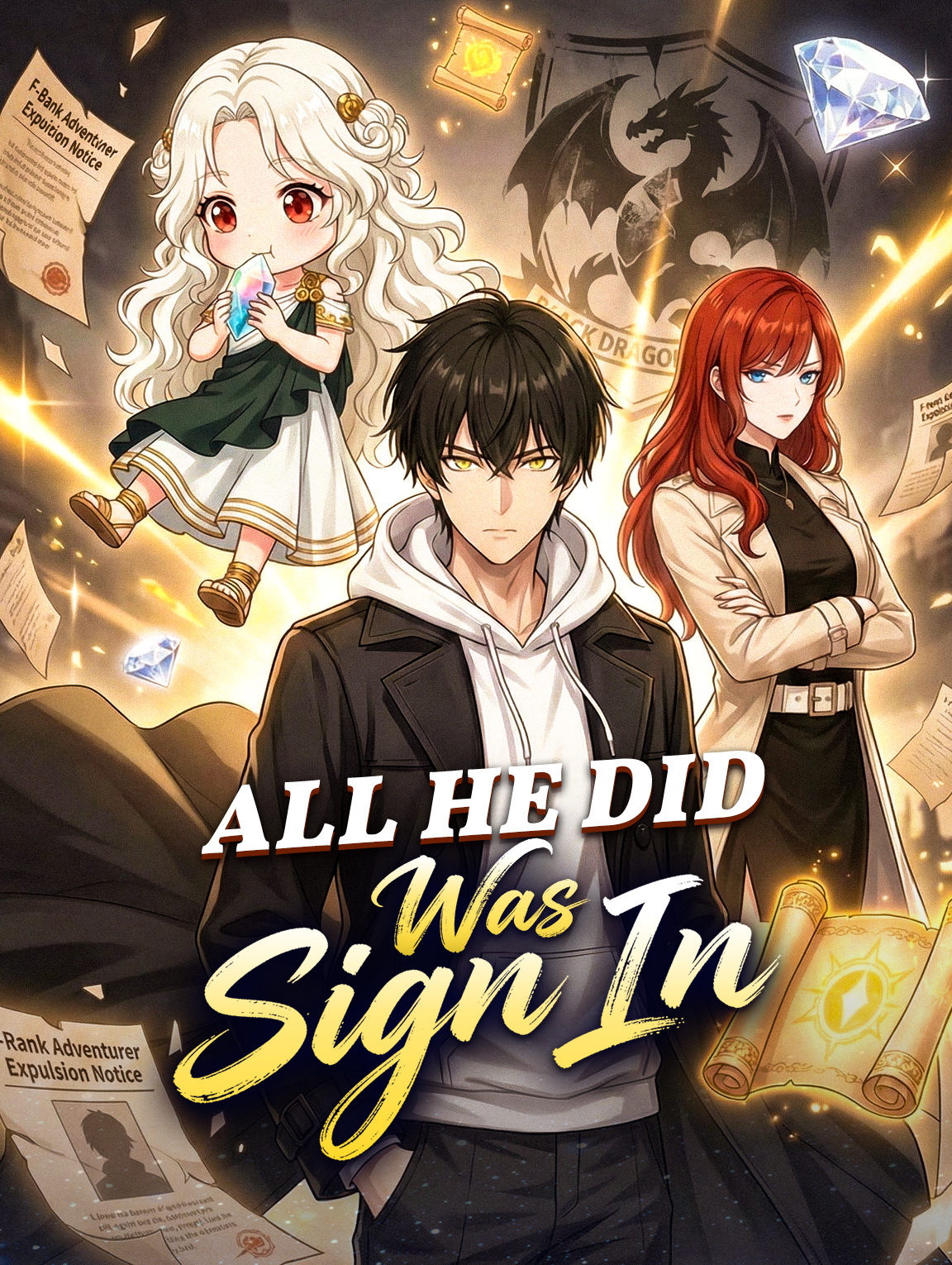 All He Did Was Sign In