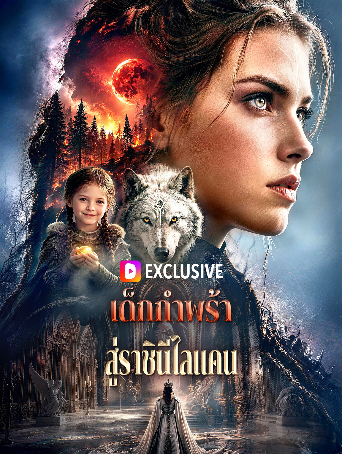 เด็กกำพร้า สู่ราชินีไลแคน(พากย์เสียง)