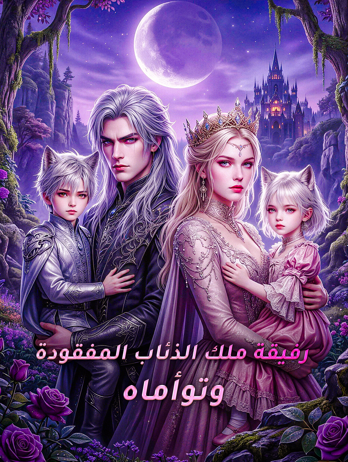مسلسل رفيقة ملك الذئاب المفقودة وتوأماه