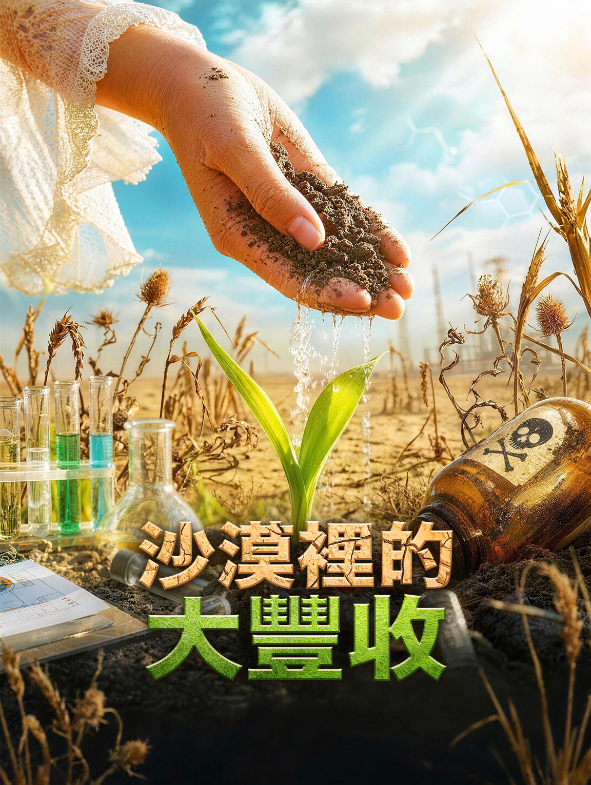 沙漠裡的大豐收