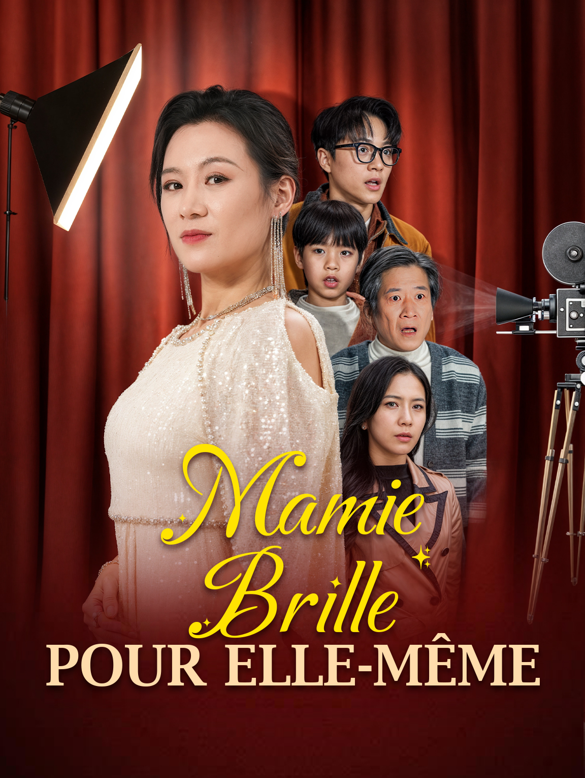 Mamie brille pour elle-même