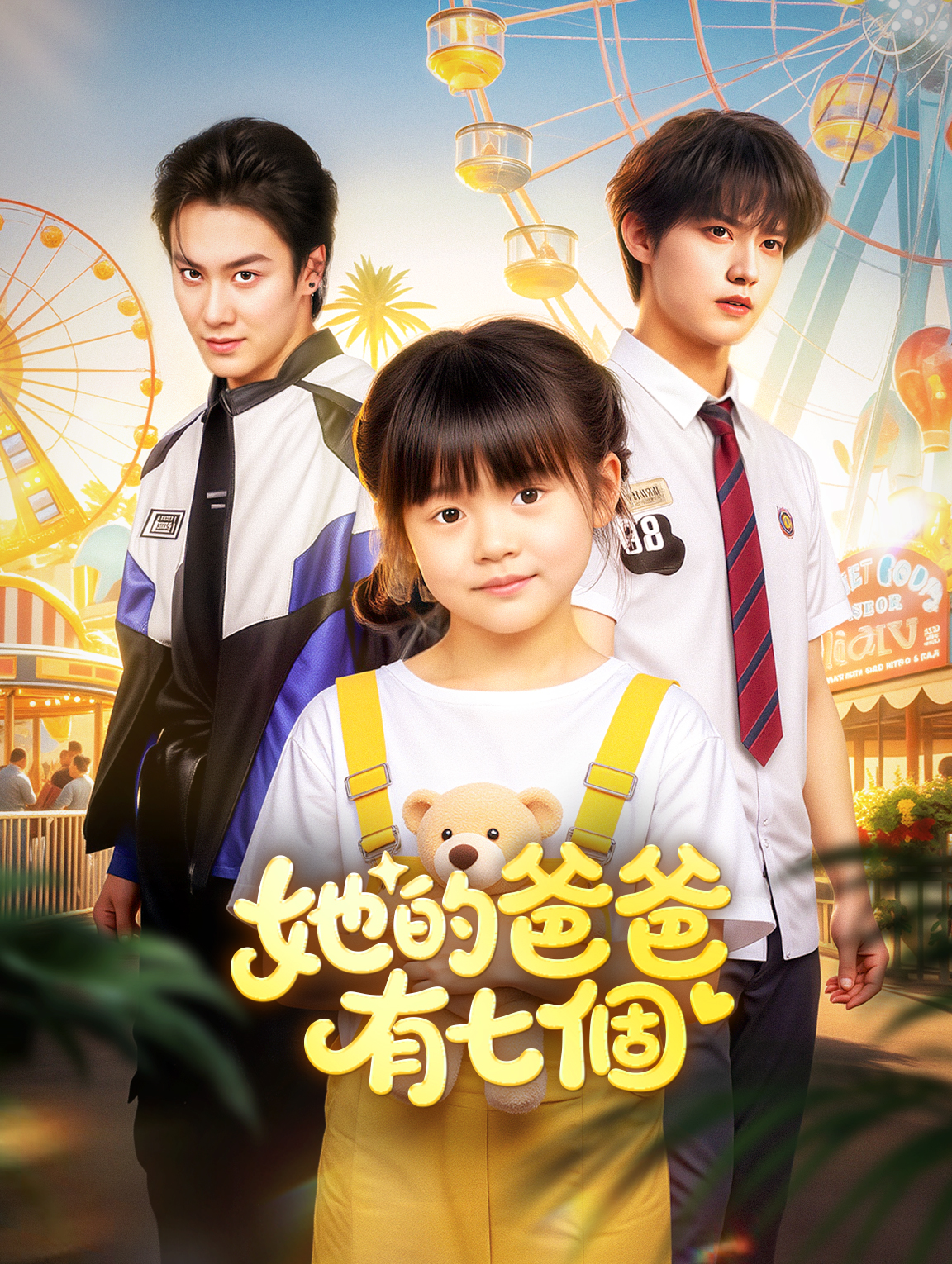 她的爸爸有七個