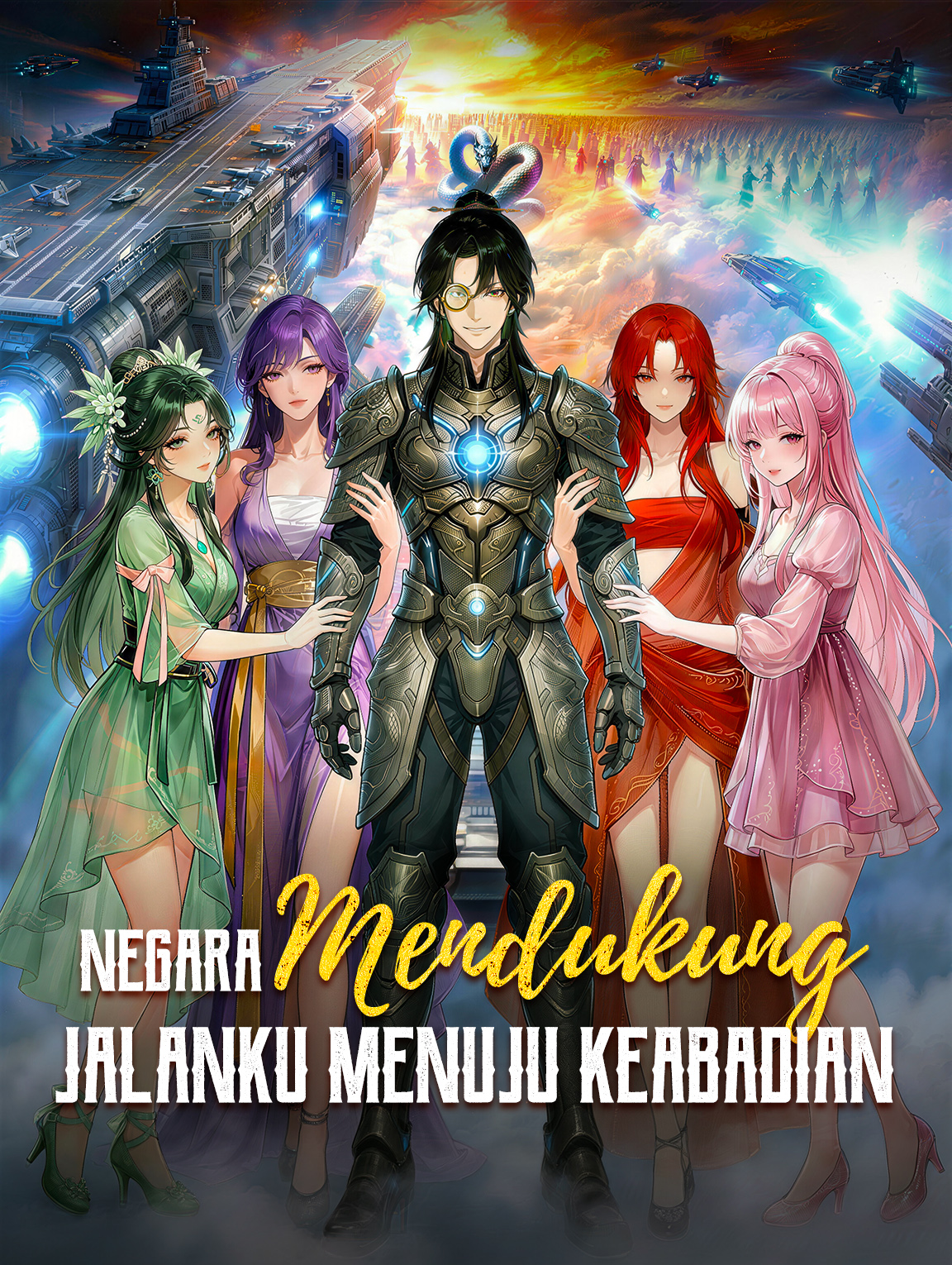Poster Negara Mendukung Jalanku Menuju Keabadian