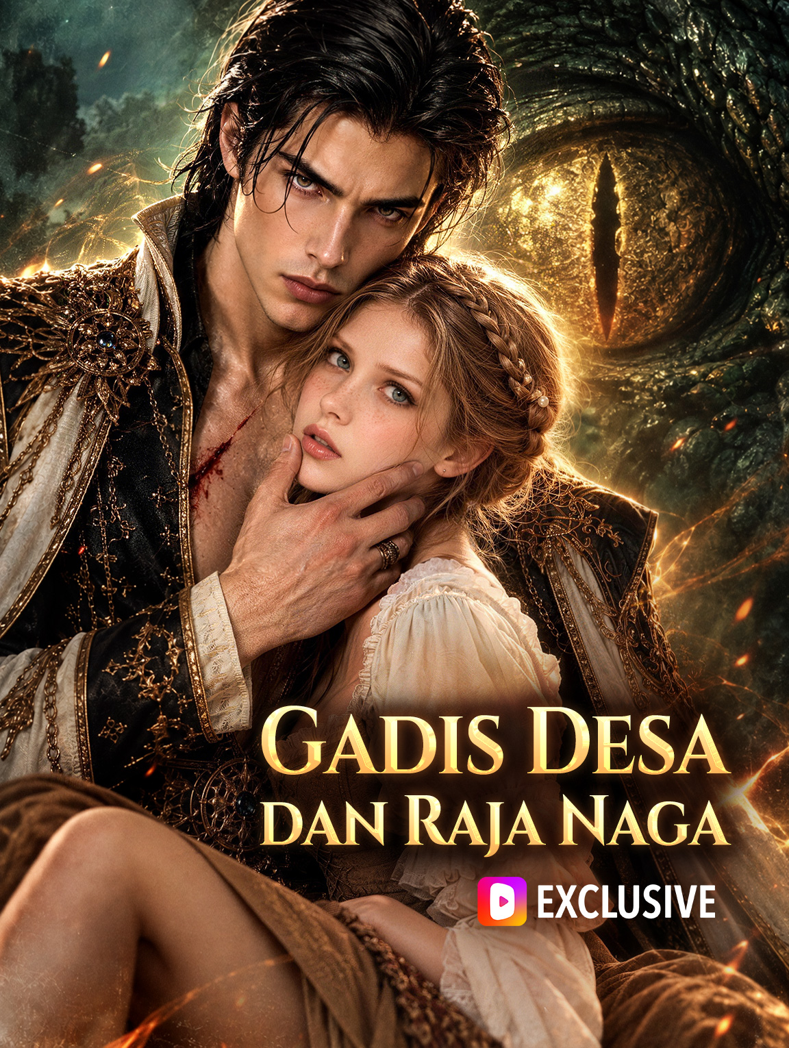 Poster Gadis Desa dan Raja Naga