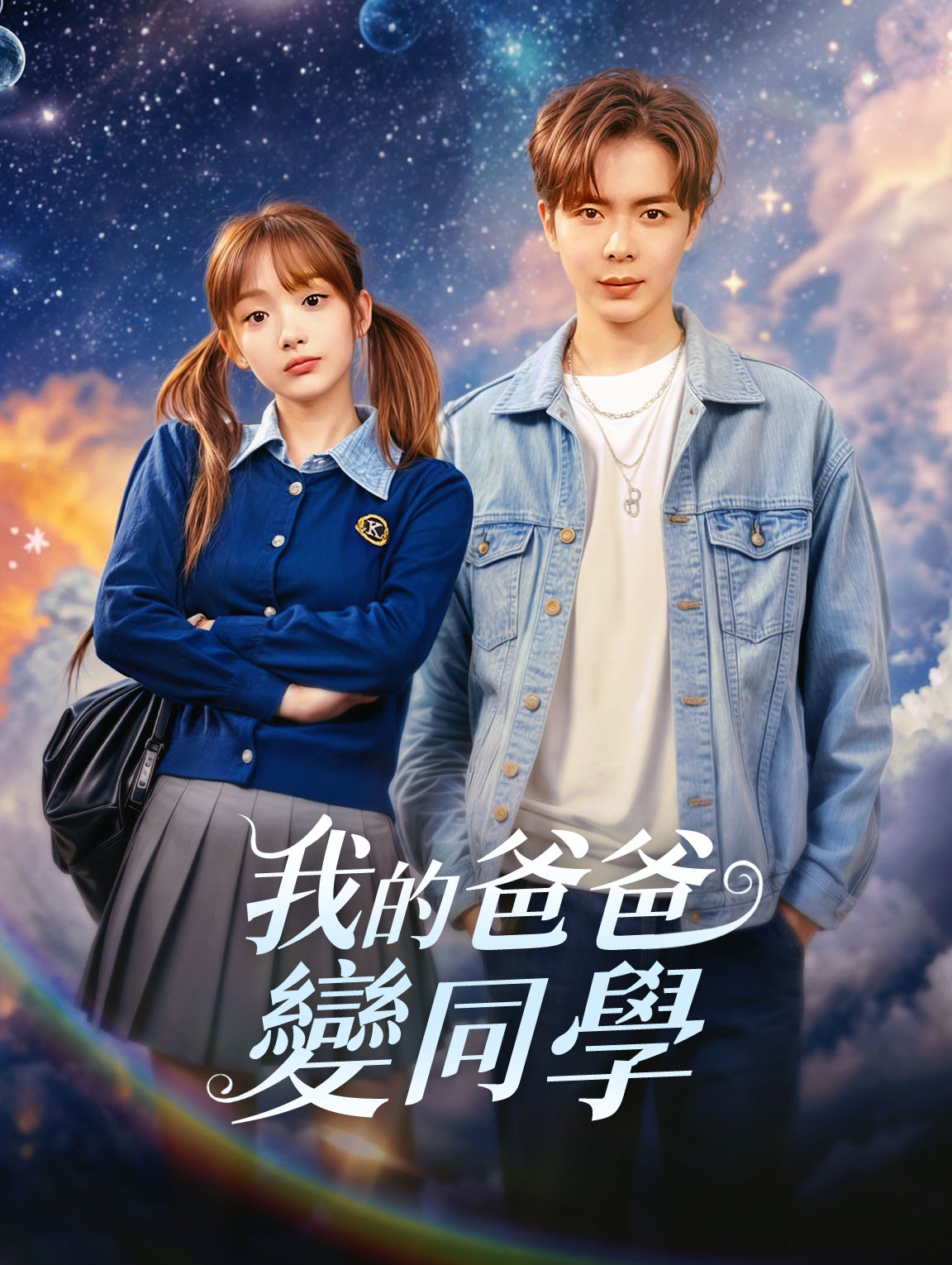 我的爸爸變同學