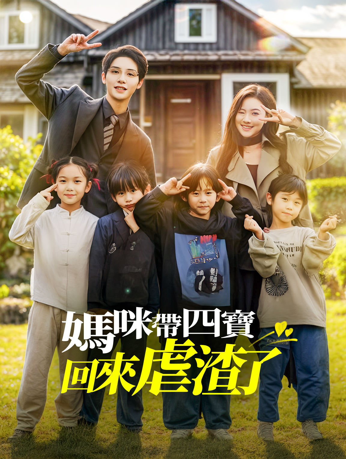 媽咪帶四寶回來虐渣了