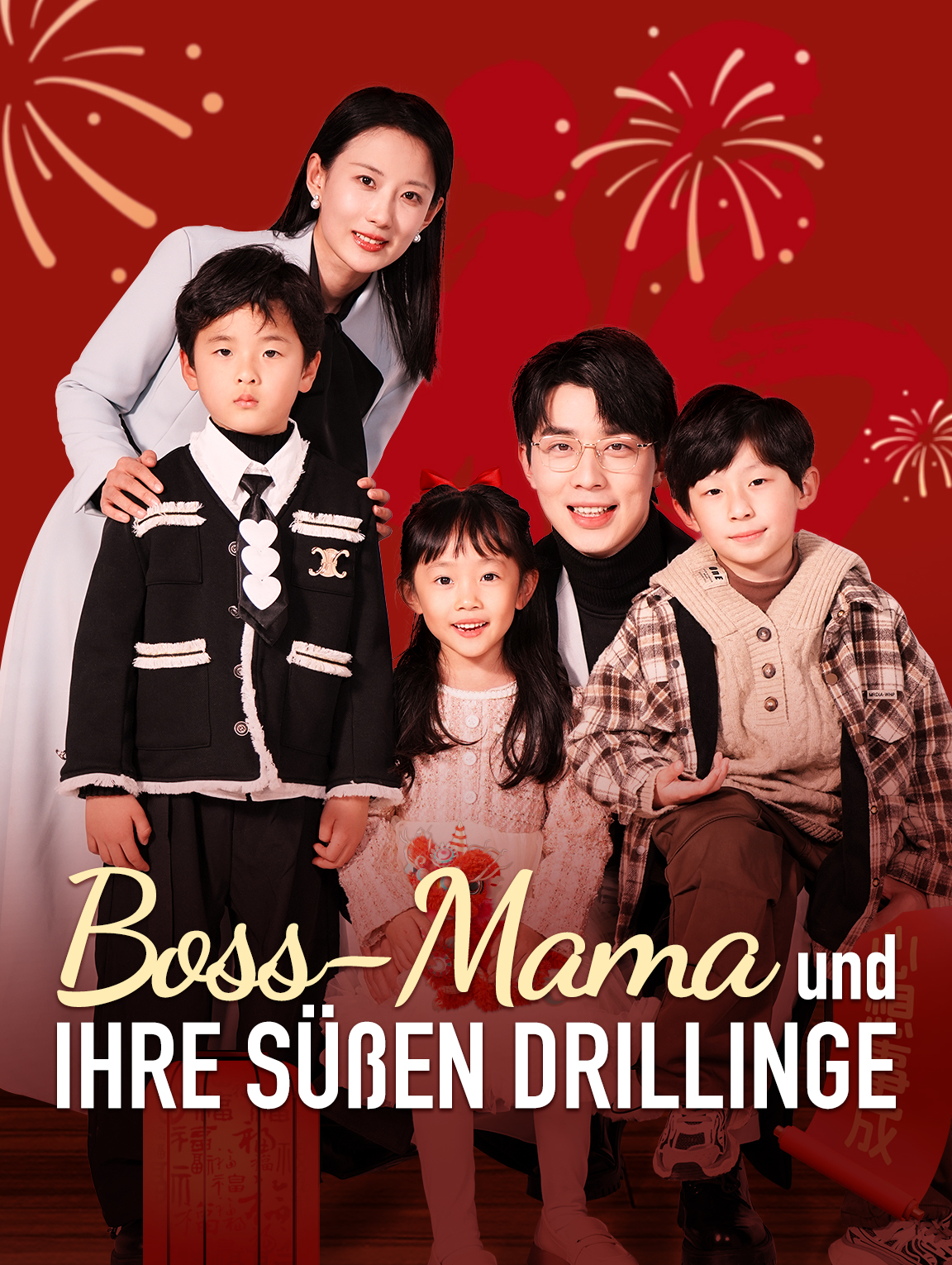 Boss-Mama und ihre süßen Drillinge