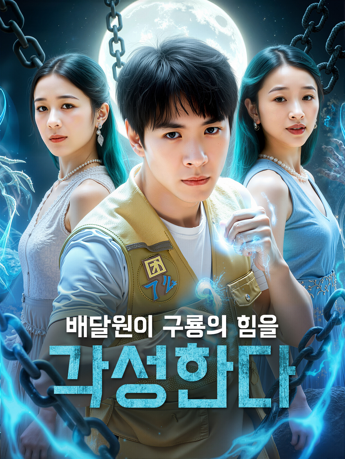 배달원이 구룡의 힘을 각성한다