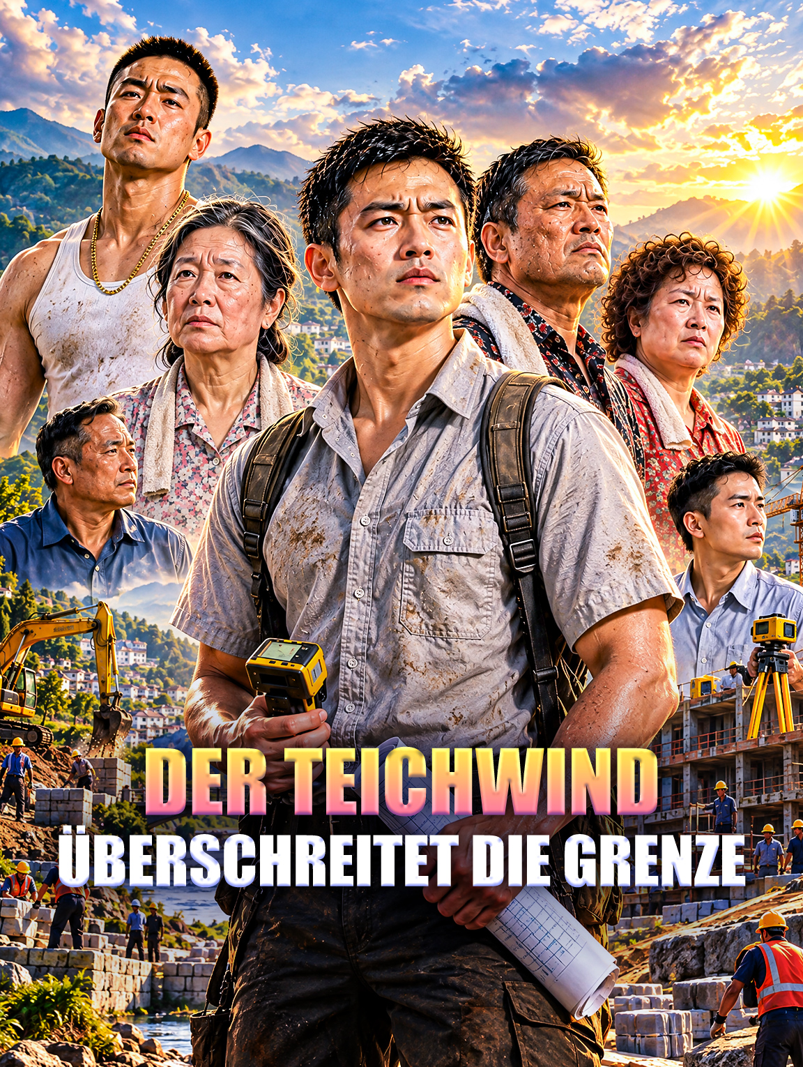 Der Teichwind überschreitet die Grenze