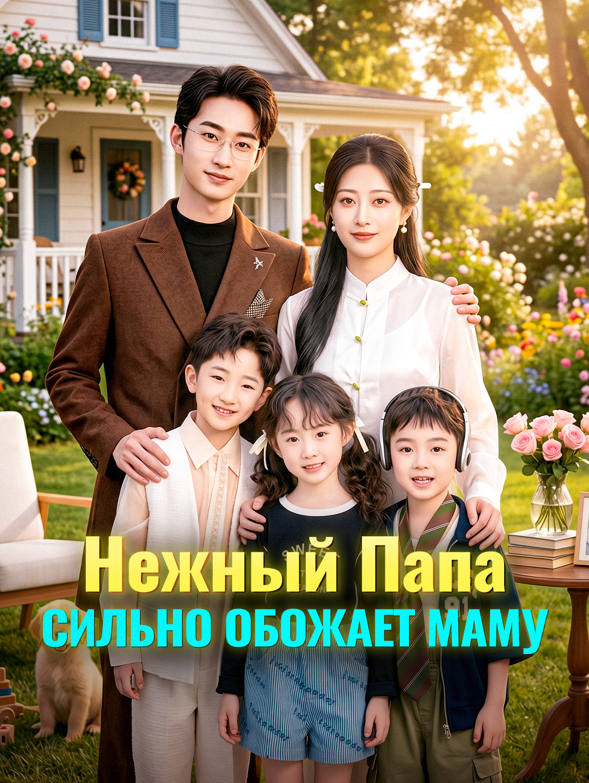 Нежный Папа Сильно Обожает Маму