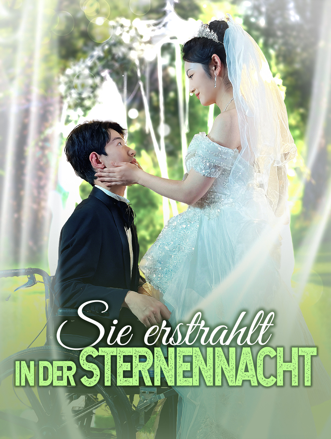 Sie erstrahlt in der Sternennacht