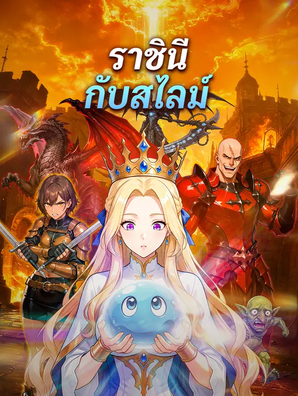 โปสเตอร์ ราชินี กับสไลม์