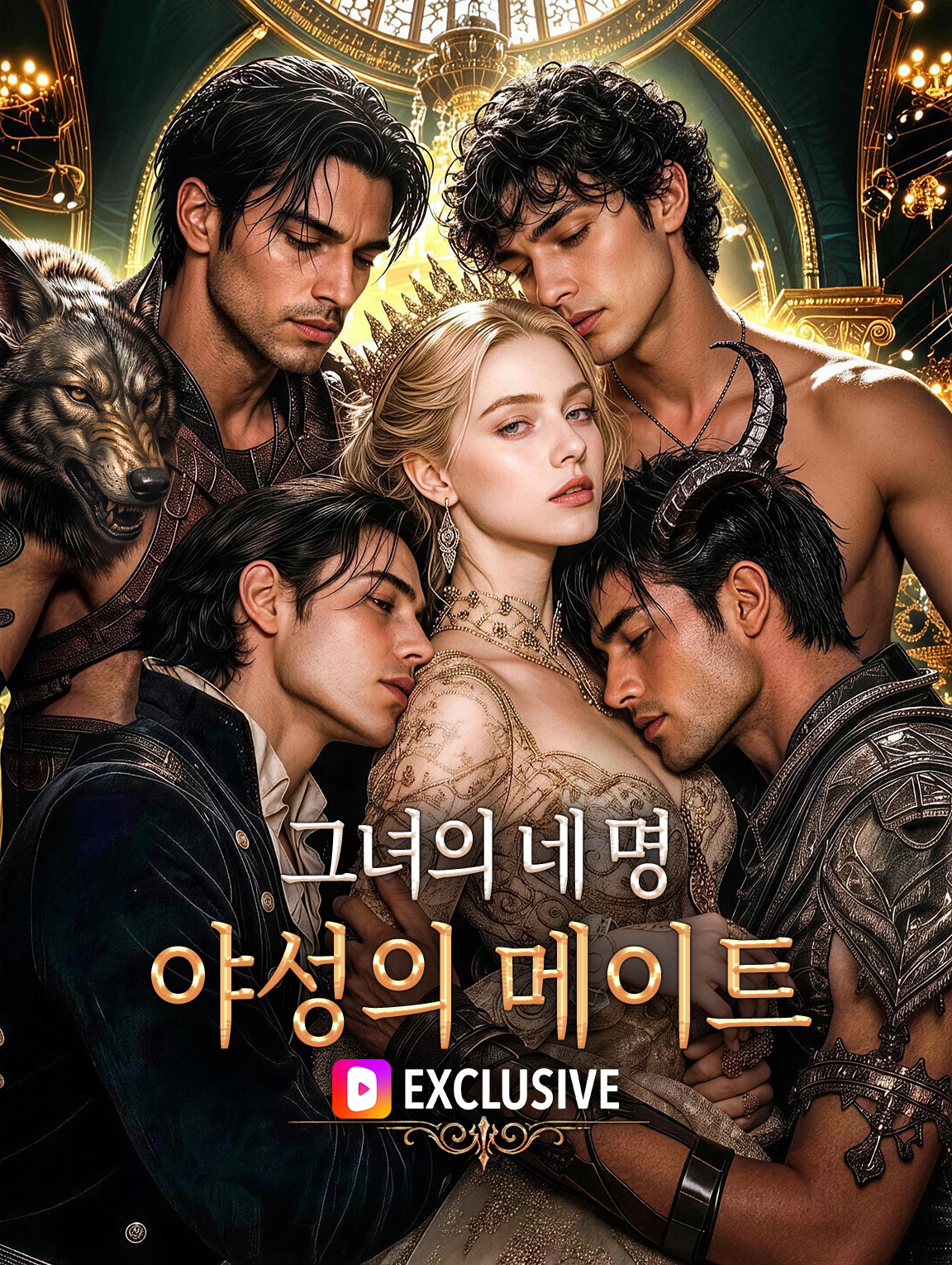 그녀의 네 명 야성의 메이트