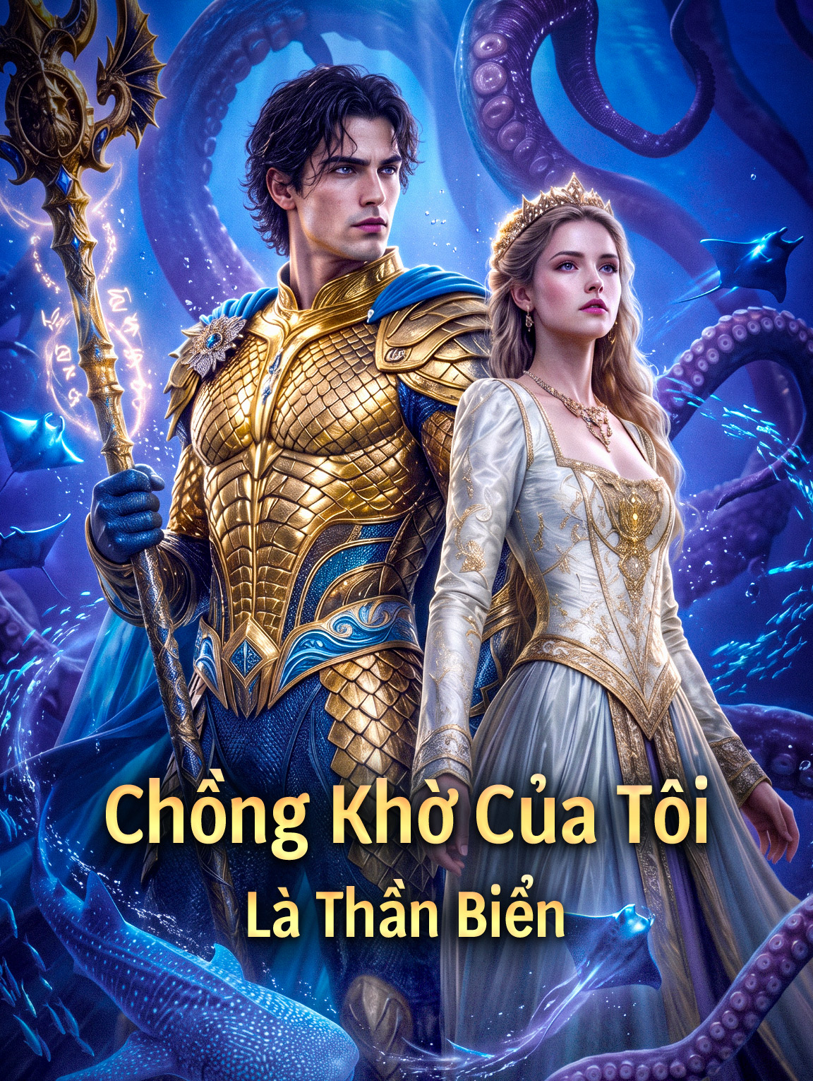 Chồng Khờ Của Tôi Là Thần Biển poster