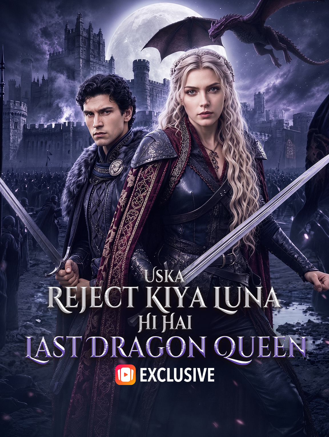 Uska Reject Kiya Luna Hi Hai Last Dragon Queen poster