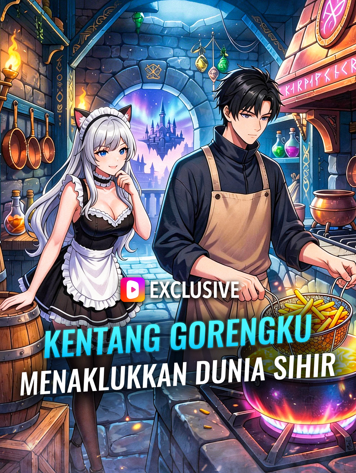 Poster Kentang Gorengku Menaklukkan Dunia Sihir