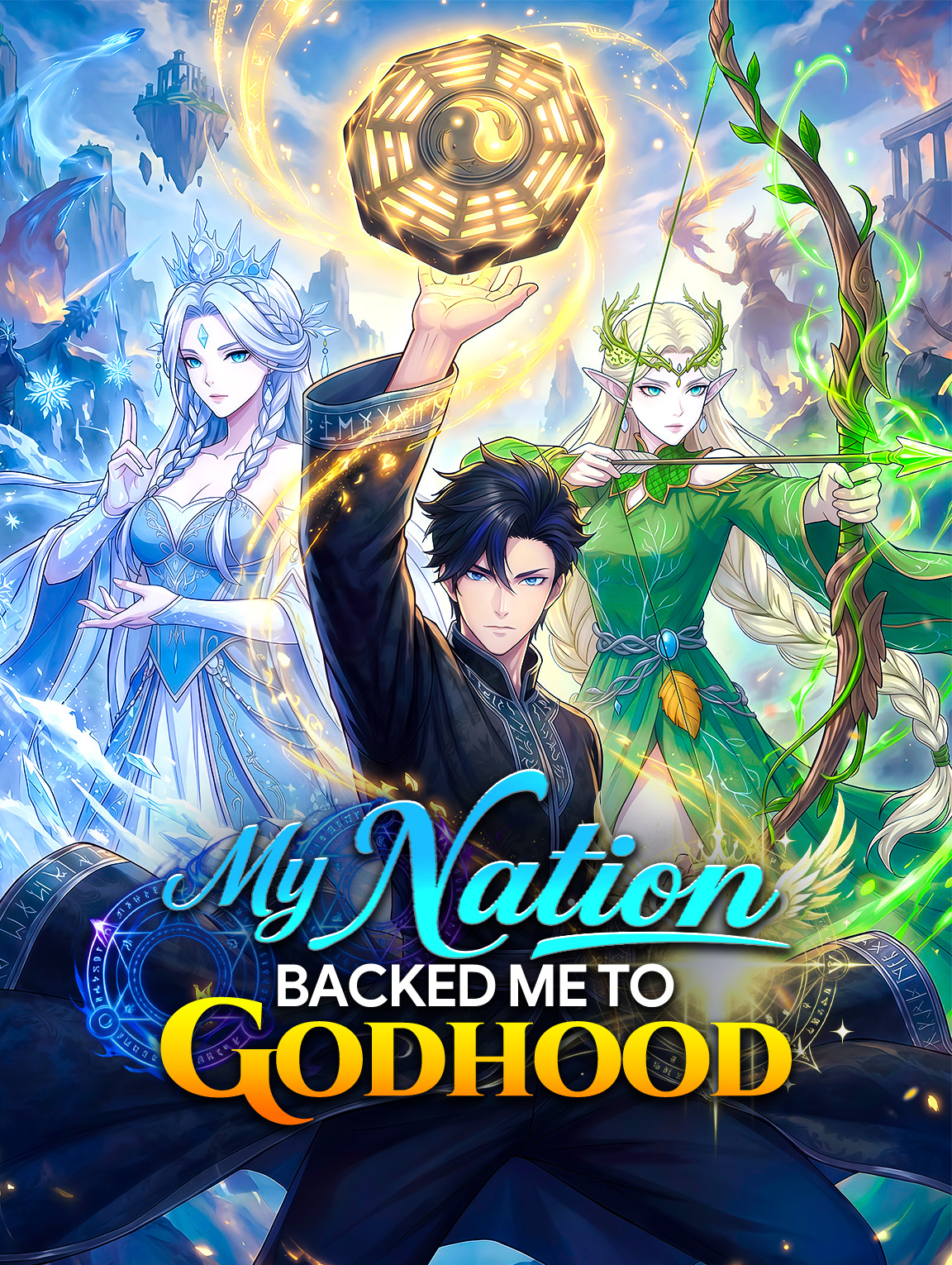 My Nation Backed Me to Godhood(Dubbed)