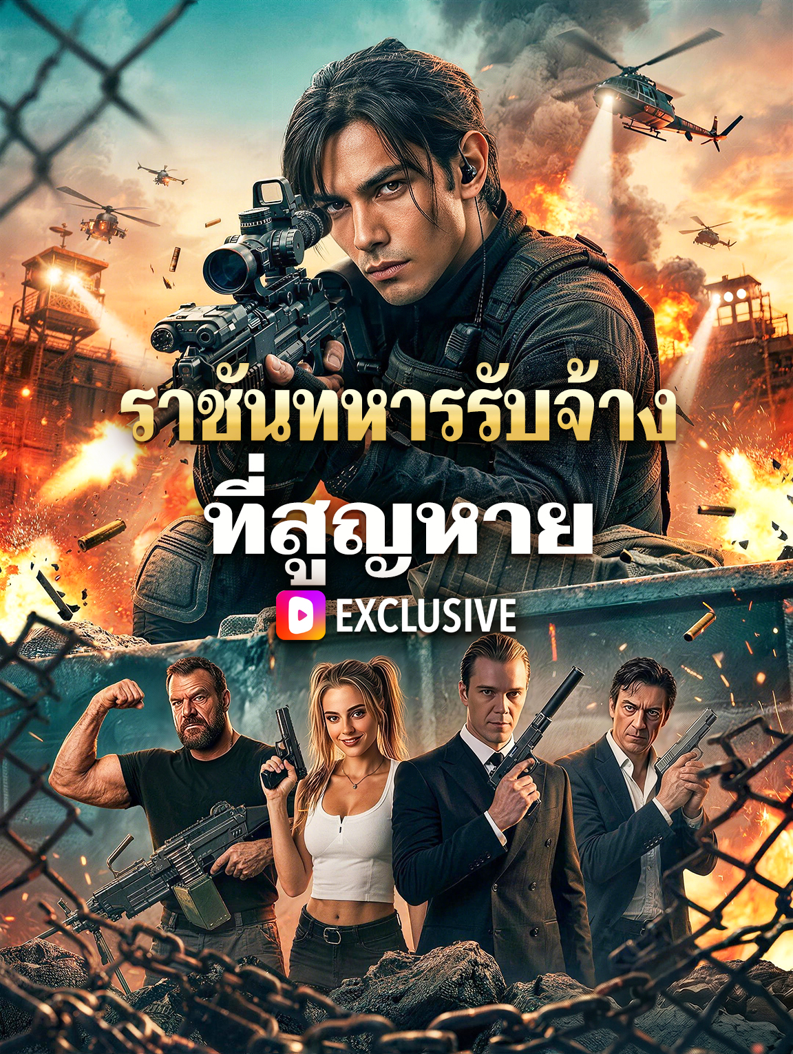 โปสเตอร์ ราชันทหารรับจ้าง ที่สูญหาย