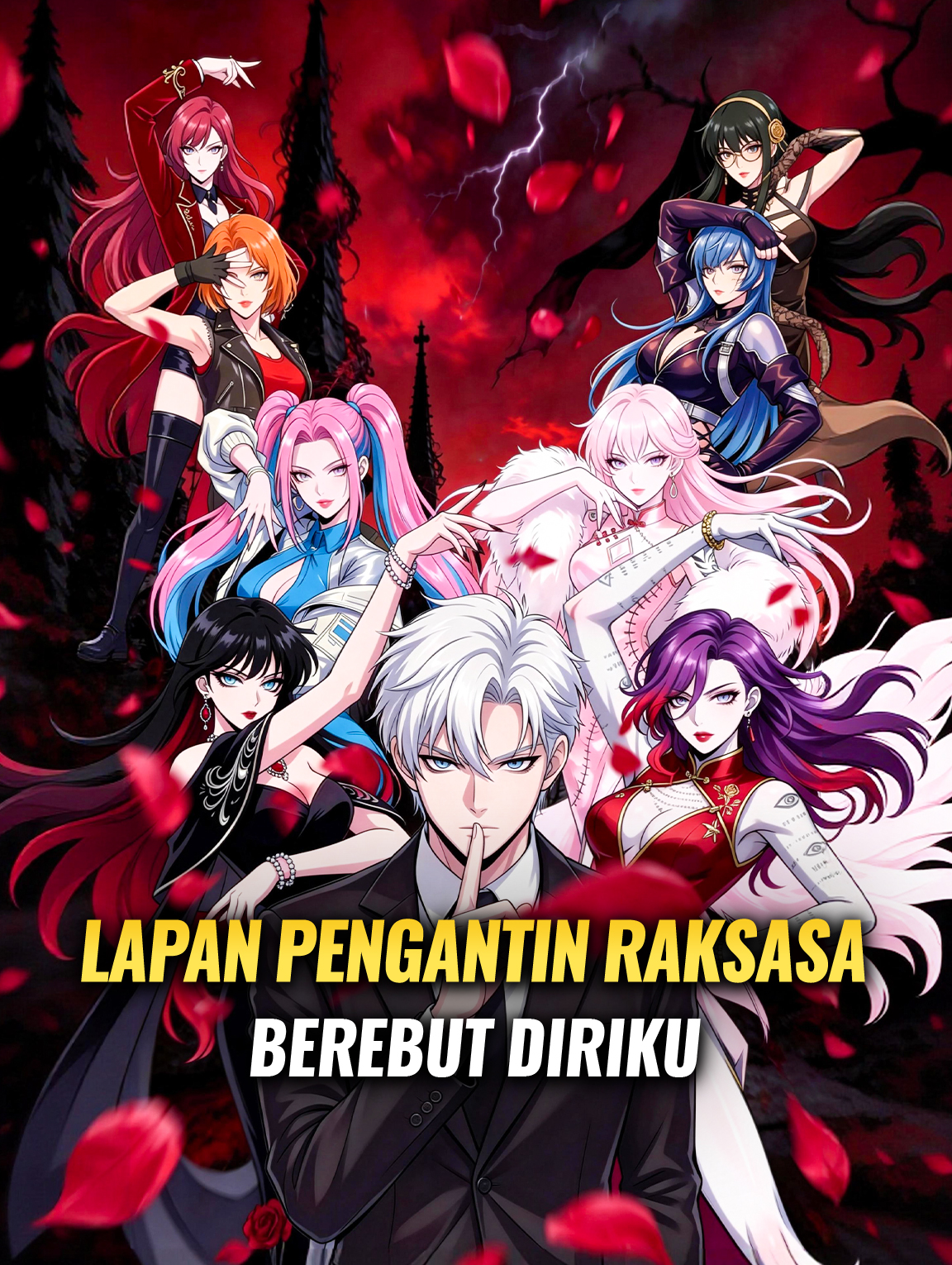 Lapan Pengantin Raksasa Berebut Diriku