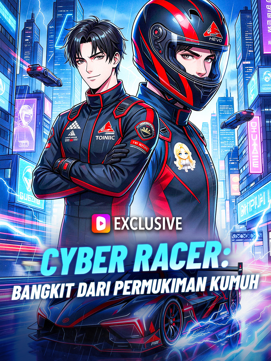 Poster Cyber Racer: Bangkit dari Permukiman Kumuh