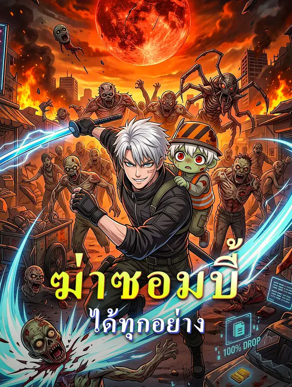 โปสเตอร์ ฆ่าซอมบี้ ได้ทุกอย่าง