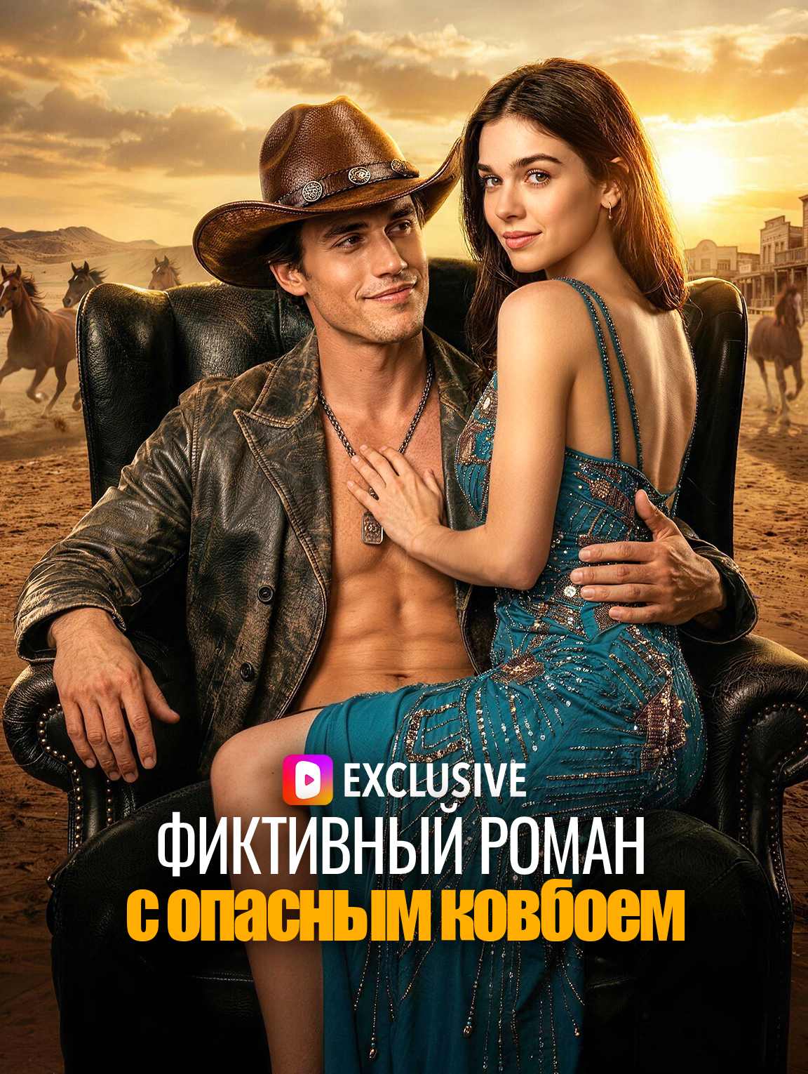 Фиктивный роман с опасным ковбоем(Дубляж) cover