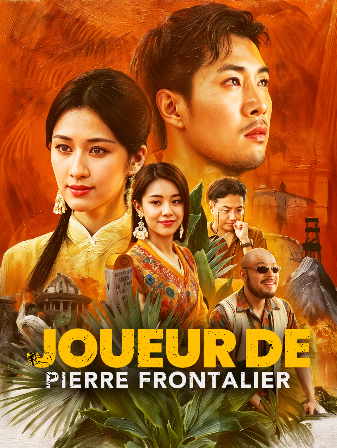 Joueur de pierre frontalier