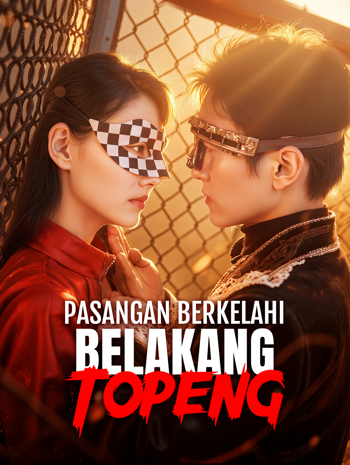 Pasangan Berkelahi Belakang Topeng