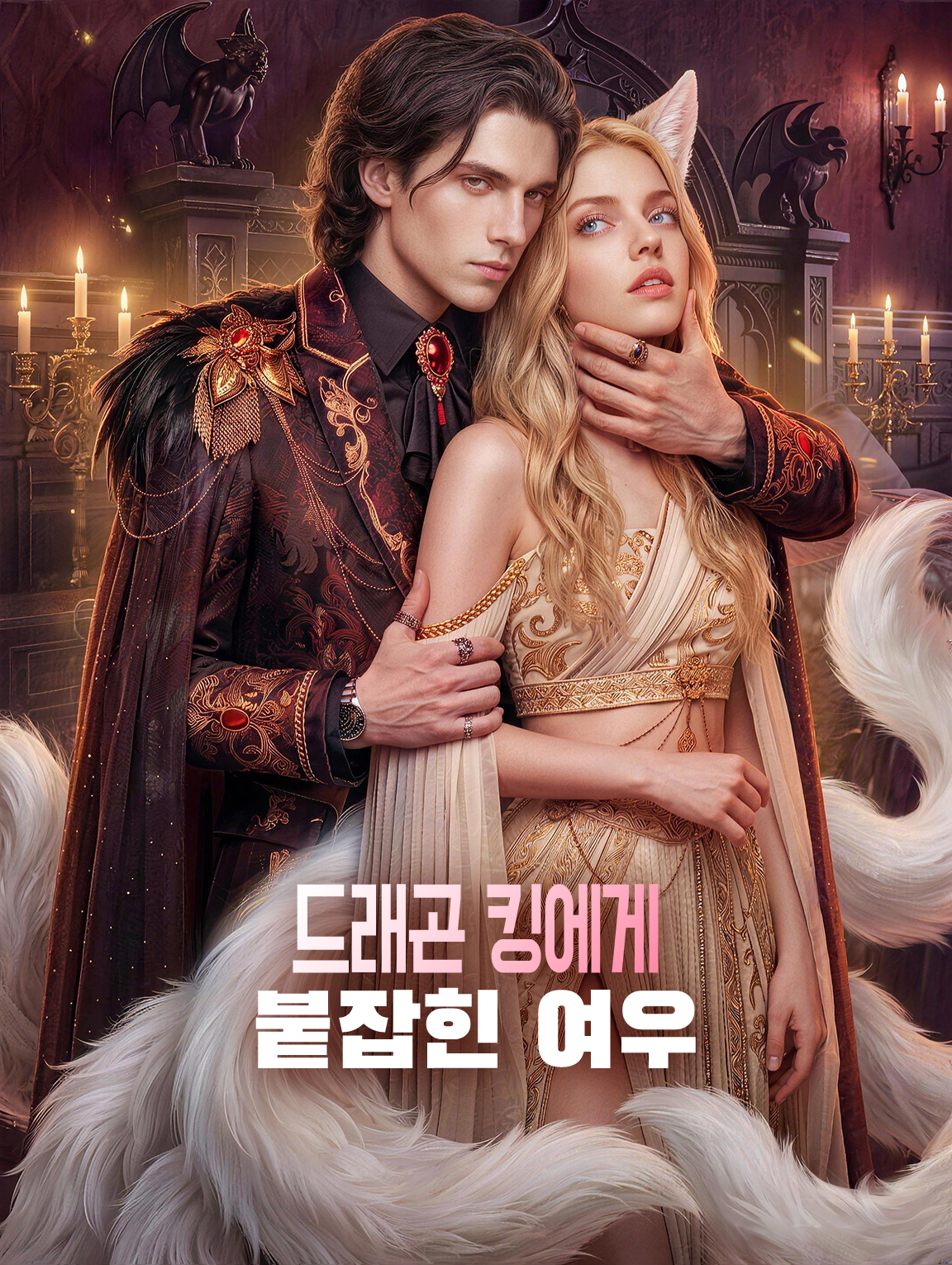 드래곤 킹에게 붙잡힌 여우