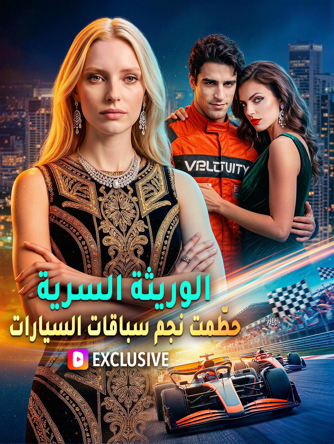 الوريثة السرية حطّمت نجم سباقات السيارات