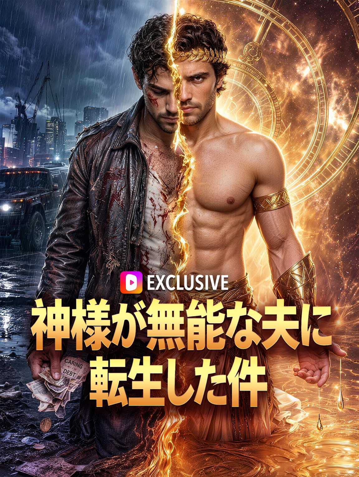 神様が無能な夫に転生した件 poster