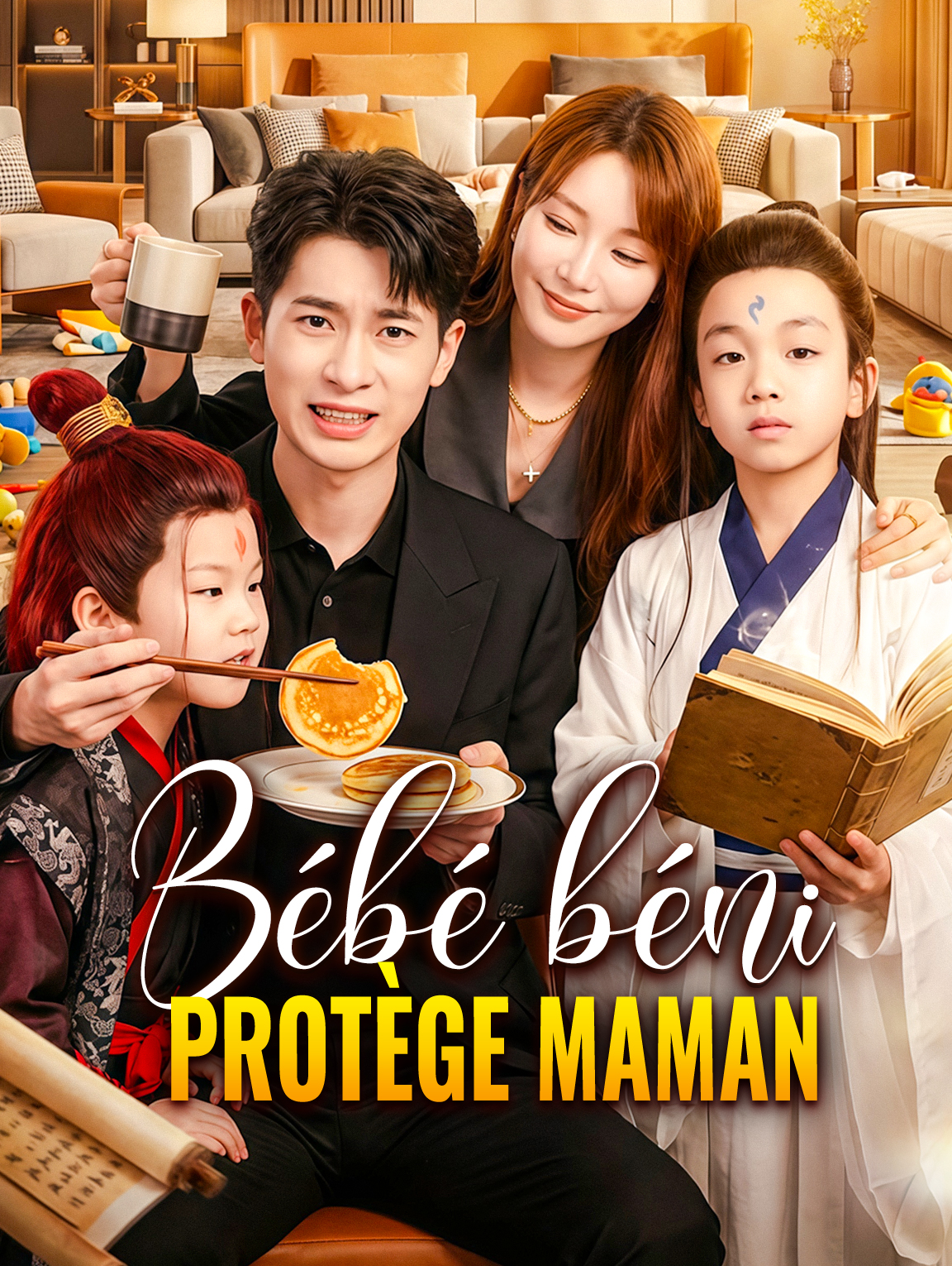 Bébé béni protège maman