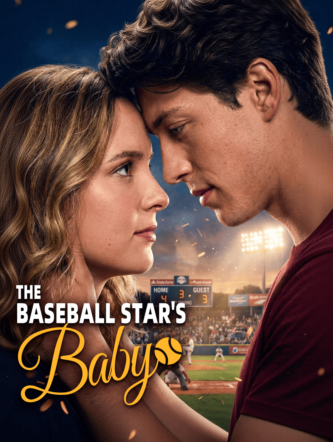 The Baseball Star's Baby