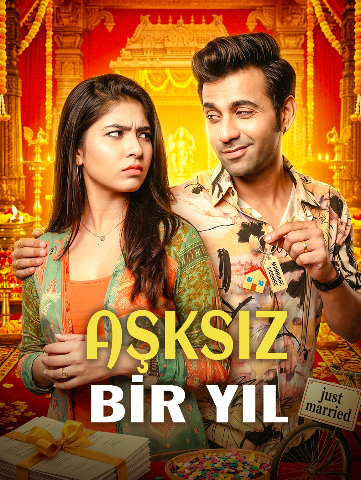 AŞKSIZ BİR YIL dizi posteri